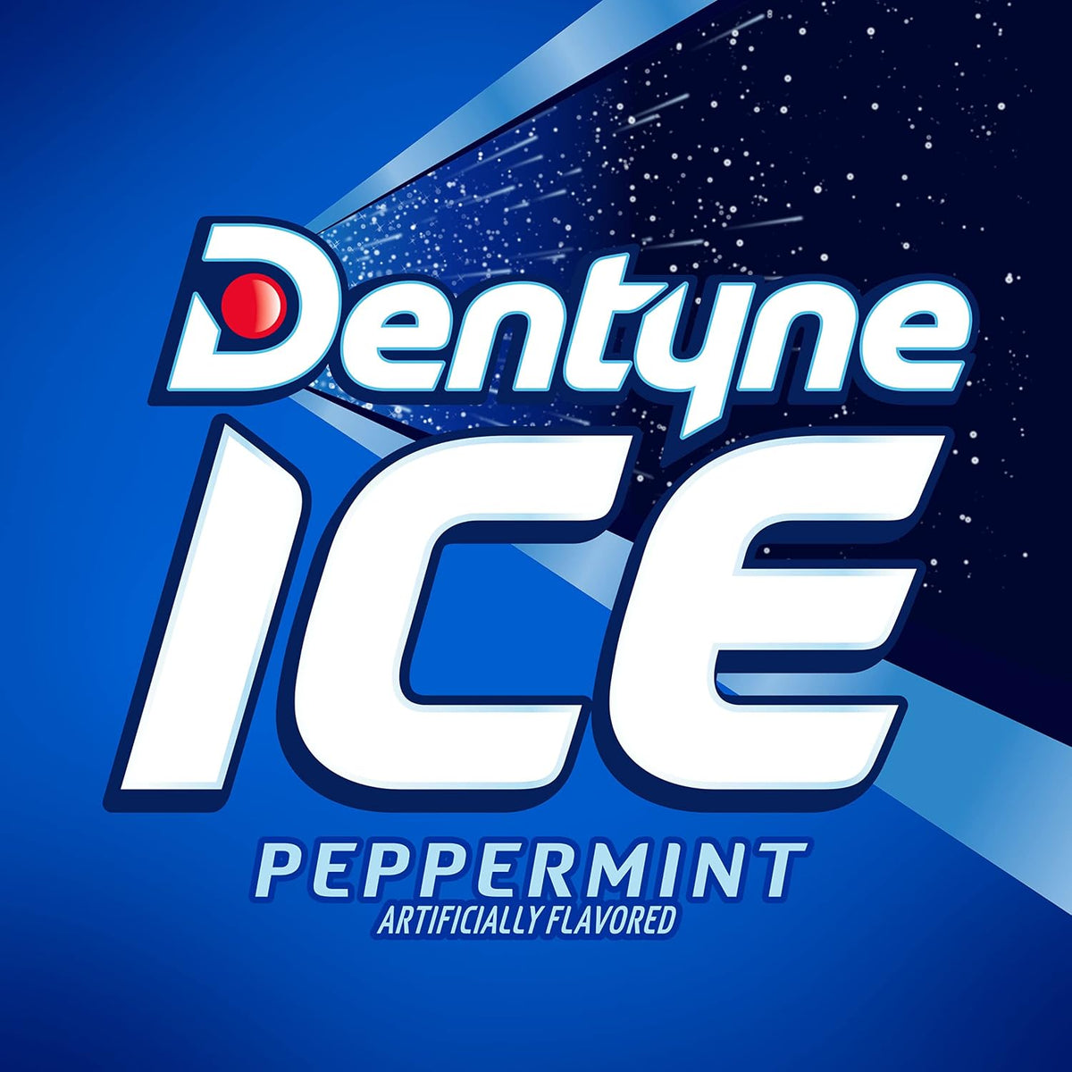 Close up shot of Dentyne Ice Peppermint small cubes for instant mouth refreshment