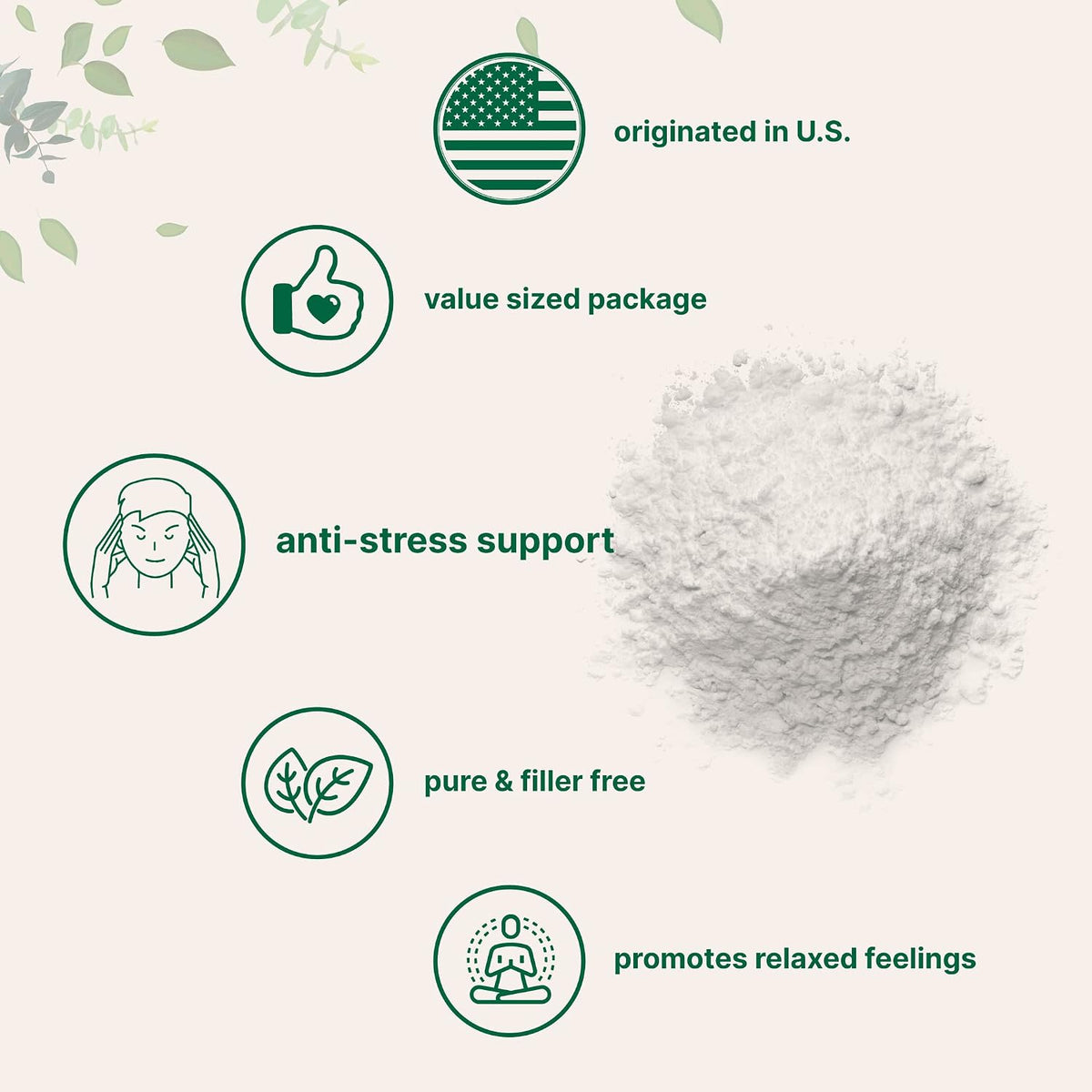 Micro Ingredients magnesium citrate powder texture and fine powder detail