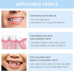 LOVEWEE manual toothbrush side profile and dimensions