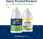 Enzyme-based outdoor dog urine smell remover on grass lawns