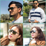 Wangly driving sunglasses side profile