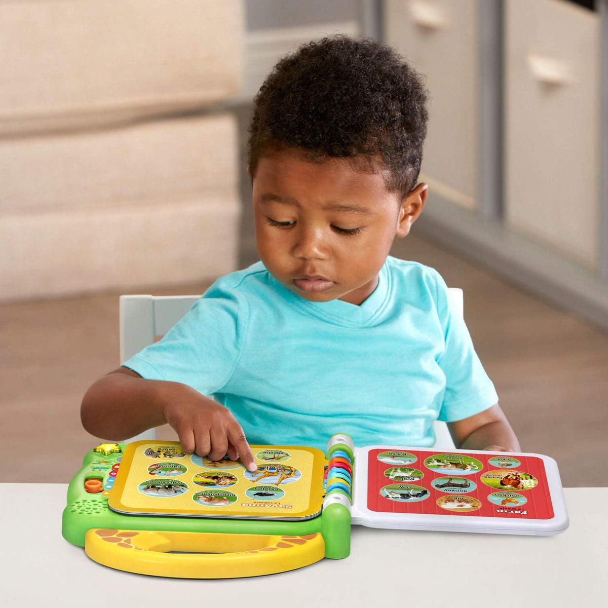 LeapFrog 100 Animals Book light-up star button