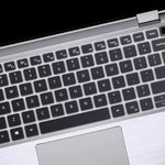 Close up of ultra-thin 0.3mm material on Dell Latitude laptop