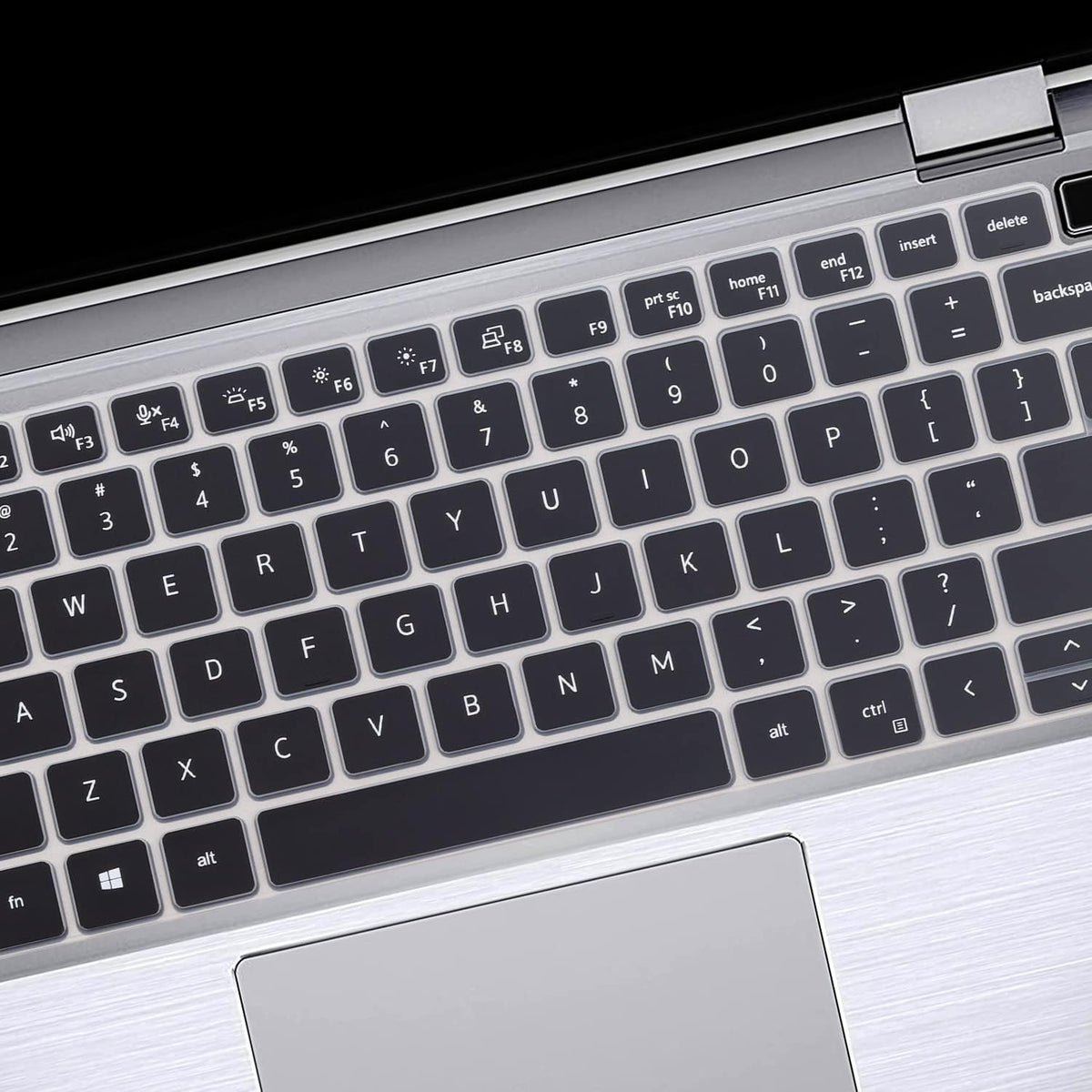 Close up of ultra-thin 0.3mm material on Dell Latitude laptop