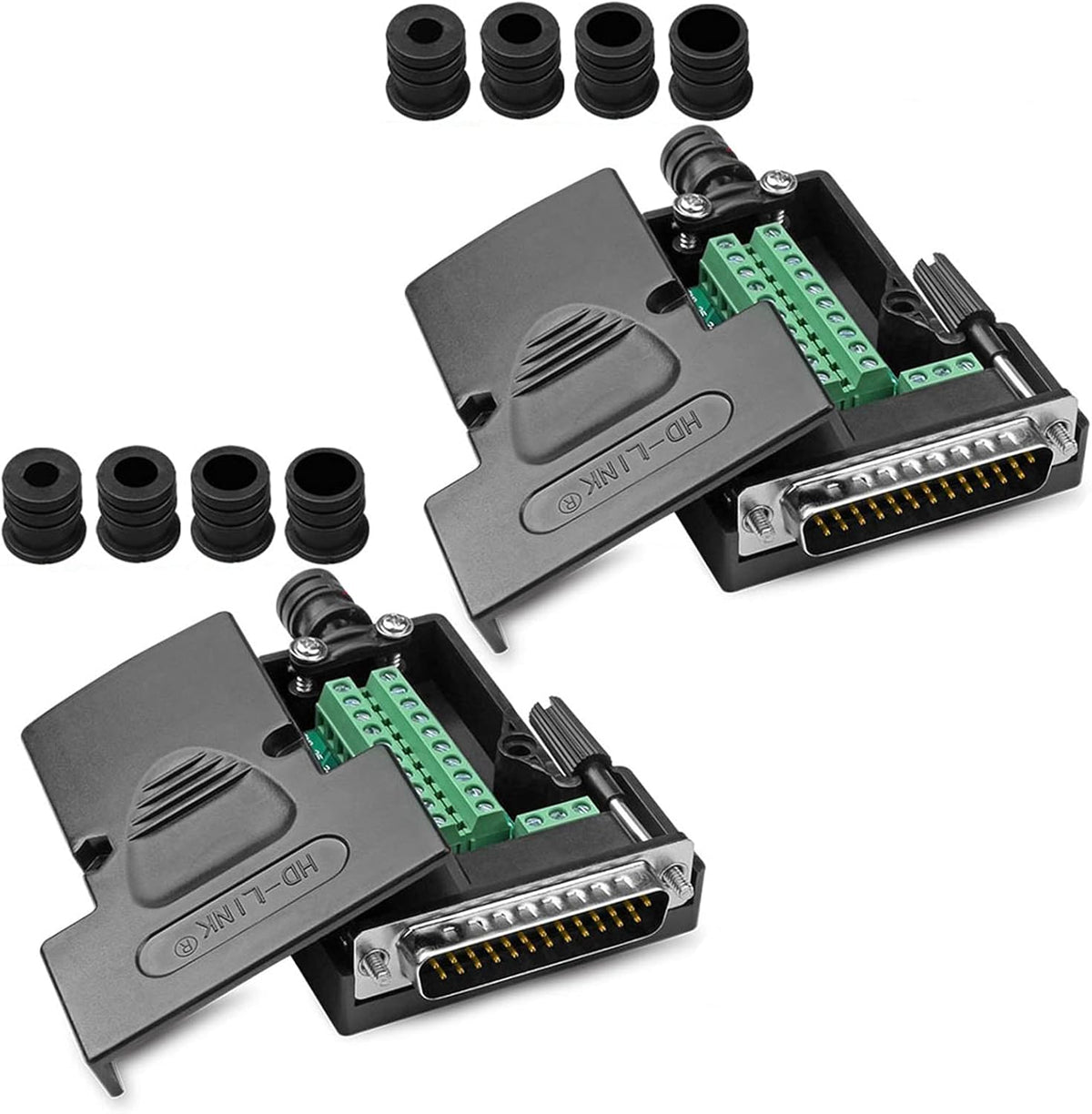 Anmbest DB25 solderless serial adapter front view