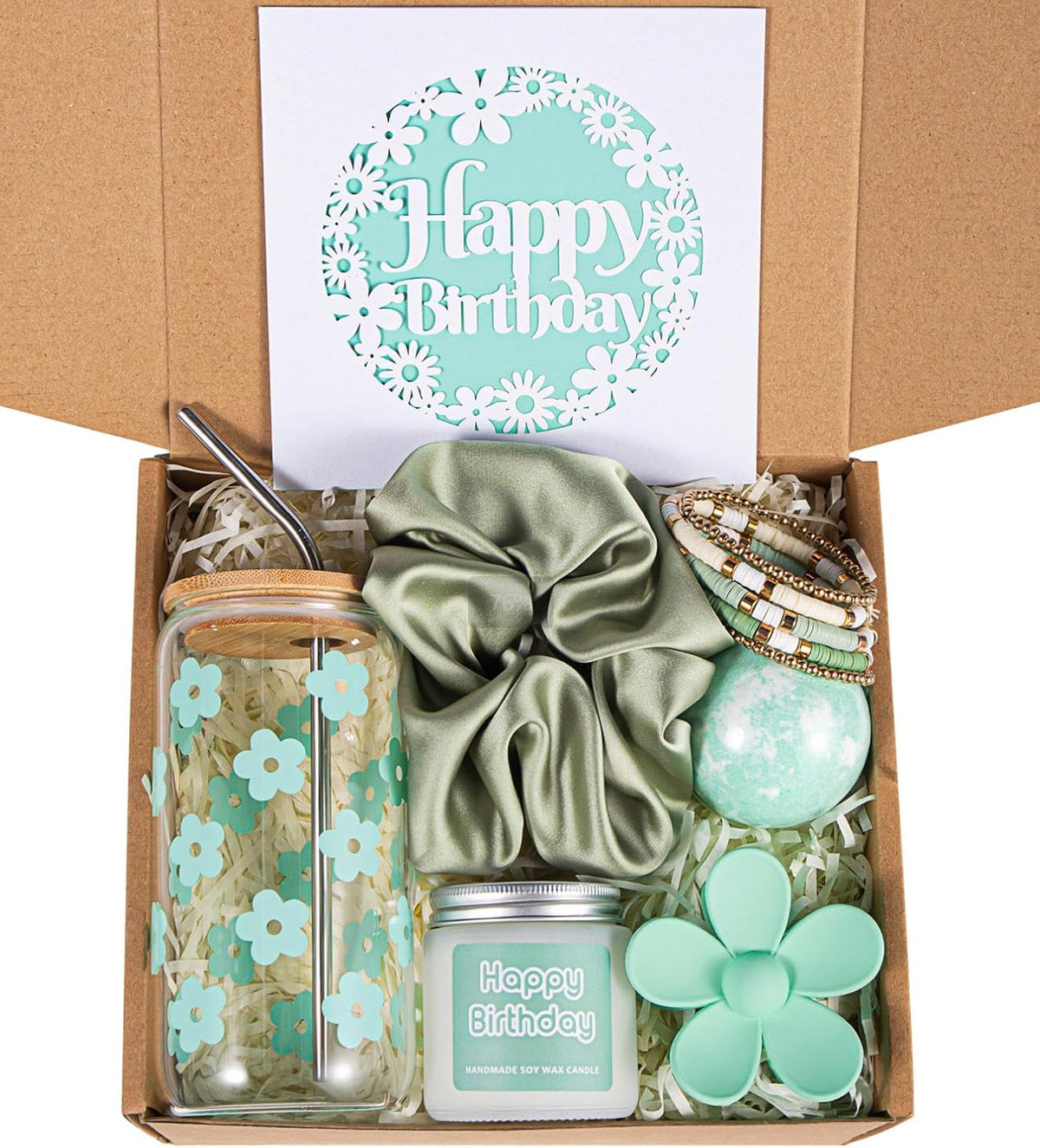 JTEWB birthday greeting card and decorative gift packaging