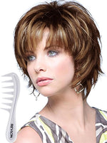 Noriko Sky synthetic wig bundled with lift comb