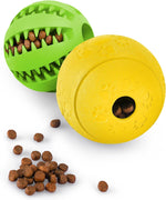 HIPPIH Dog Puzzle Toy 2 Pack, Interactive Dog Toys for Treat Dispensing, Durable Puppy Toys for Teething, Dog Treat Ball for Teeth/Slow Feeder/IQ Training/Playing, Blue-2.75'', Green-3.14'' - Image 12