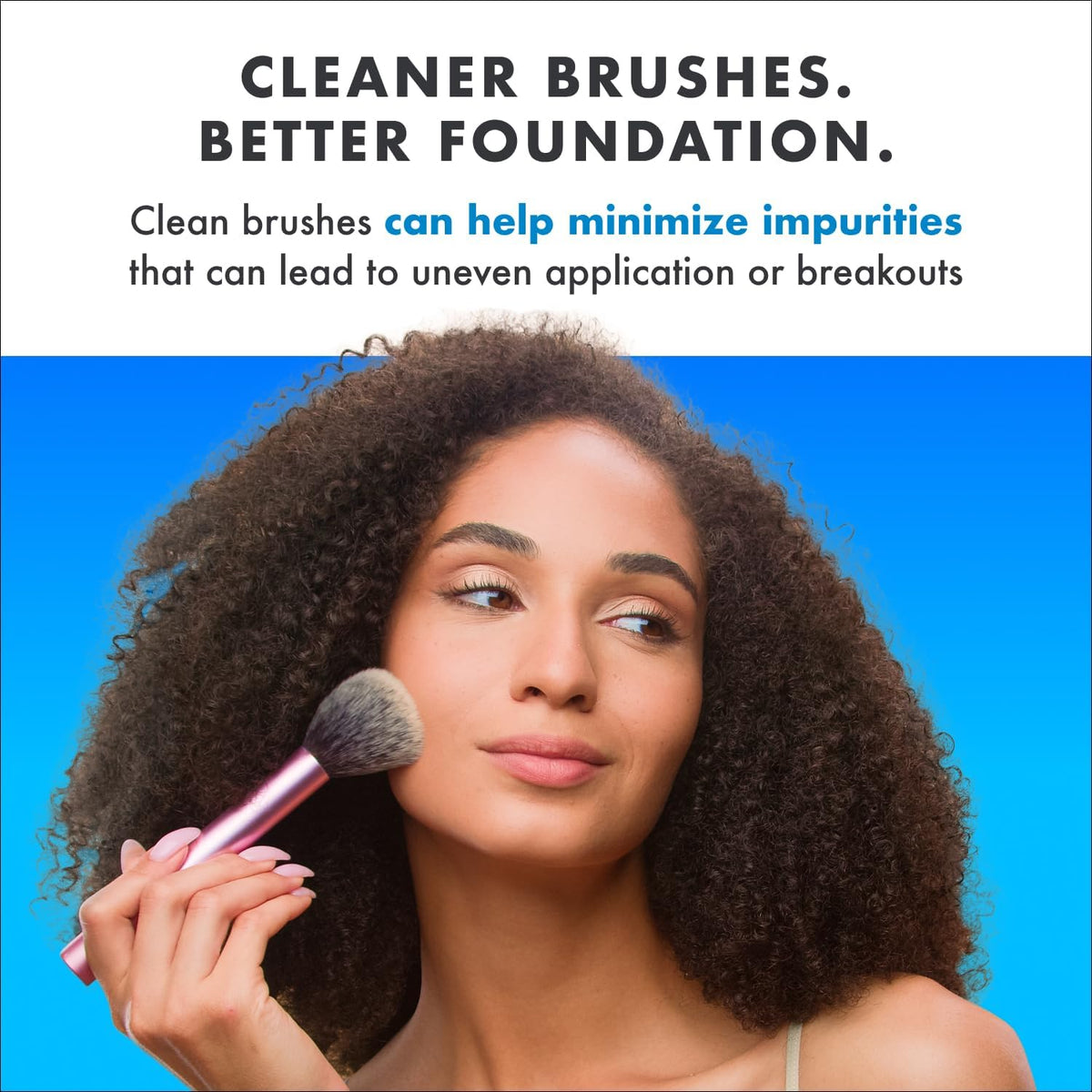 Cinema Secrets brush cleaner being poured into cleaning tin