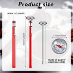 Xuhal food thermometer with red protective sleeve