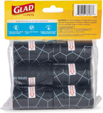 Thick leak proof doggie bags with easy tie handles for pet walks