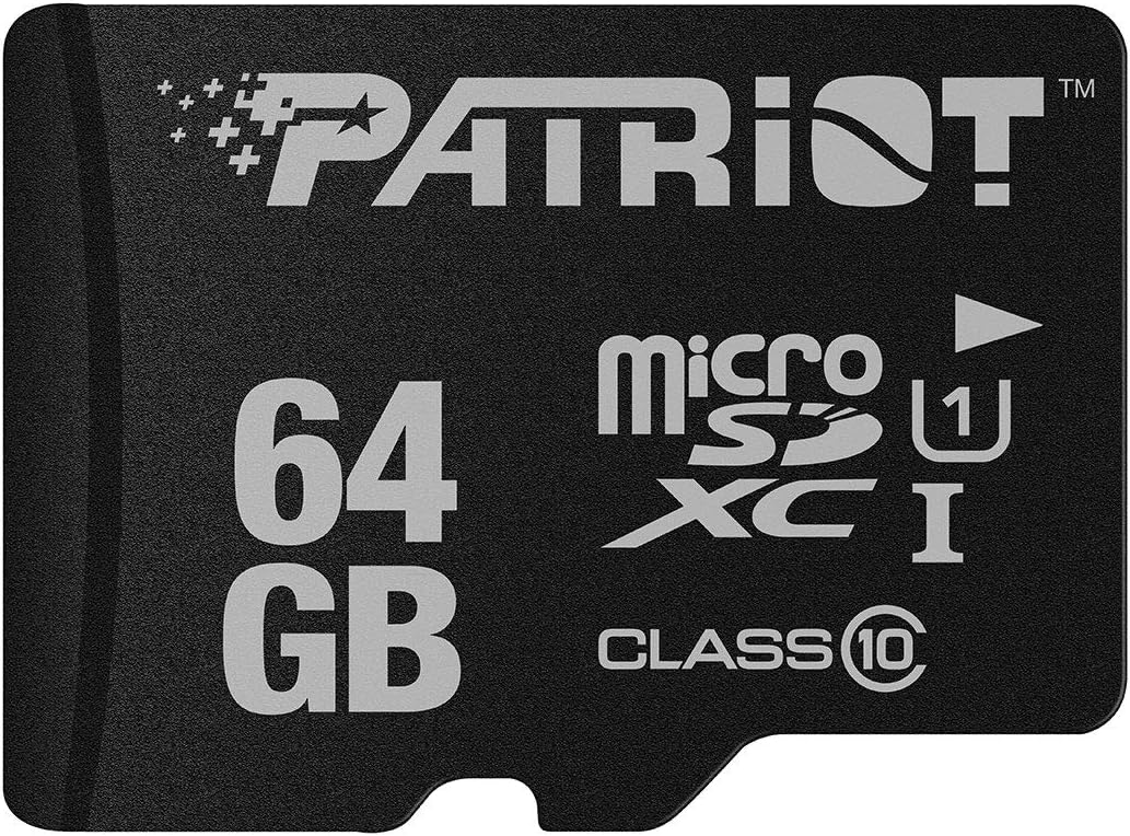 Patriot Memory LX Series 128GB micro SD card retail packaging box
