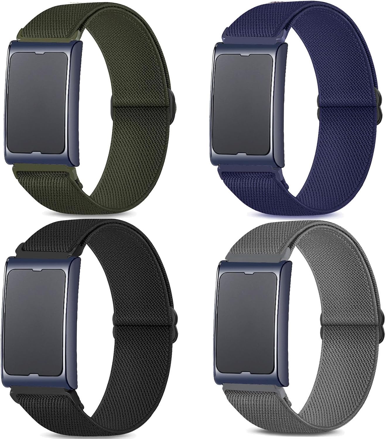 CUNUJIX 4 pack stretchy watch bands front view