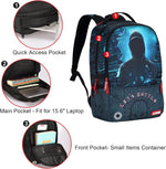 UNIKER computer backpack laptop sleeve closeup