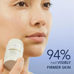 RoC anti aging firming stick application on jawline and neck areas