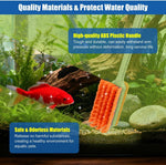 DaToo 3 in 1 fish tank scraper illustrating the soft felt cloth backing for glass cleaning