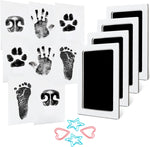 MengNi baby inkless hand and footprint kit front view displaying packaging and clean touch pads