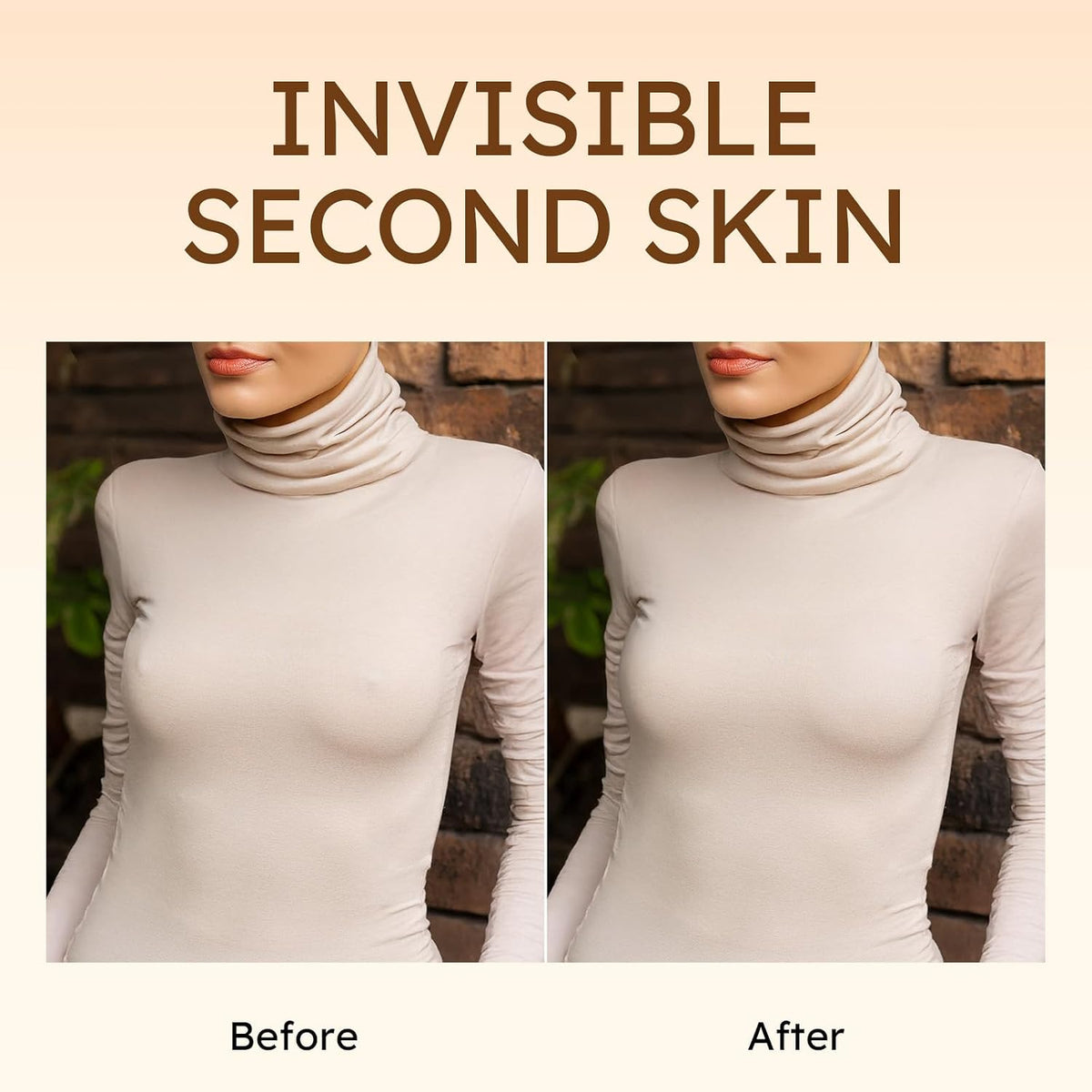 Laughhe Bloomora invisible pasties skin tone display