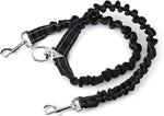 VANVENE black dual pet leash for small medium and large dogs