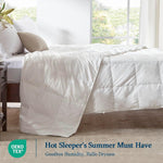California King size duvet insert draped neatly on a made bed