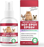 Petlogix cat hot spot spray front view bottle and packaging