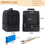NCVI nursing bag featuring reinforced handle and smooth zippers