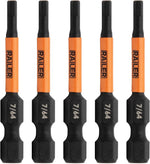 5pc 3mm Hex Bit Set 2 Inch S2 Steel Impact Allen Wrench Screwdriver Bits | Precision machined hex tip for machinery & furniture assembly. Extended 2" reach for quick-release 1/4" hex chucks. - Image 12