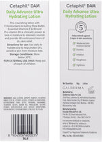 Cetaphil sensitive skin lotion packaging angle view