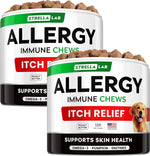 StrellaLab Dog Allergy Relief & Anti Itch Support Chews w/Omega 3: Real Ingredients, Real Taste! Skin & Coat Immune Supplement w/Fish Oil, Pumpkin & Enzymes - Developed by Experts - Made in USA -120Ct - Image 11