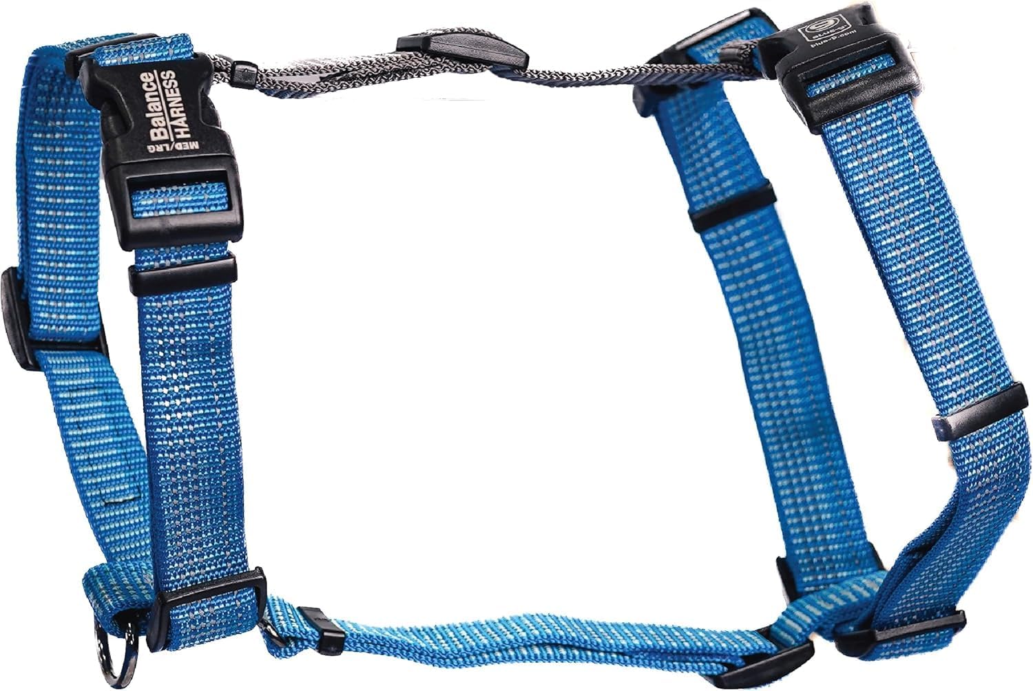 Blue-9 Reflective Buckle-Neck Balance Harness front view
