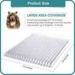 Bytebay pet deterrent mats arranged on a sofa to stop clawing