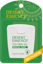 Desert Essence Tea Tree Dental Tape natural beeswax texture