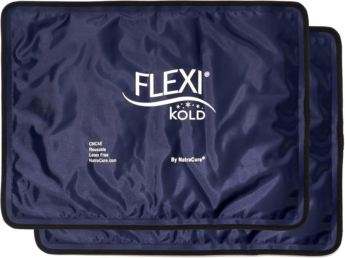 FlexiKold Gel Ice Packs (Standard Large: 10.5" x 14.5") for Injuries Reusable, Back Pain Relief, Knee Wrap, After Surgery, Ice Pack for Knee, Shoulder - 6300-COLD by NatraCure - Image 10