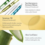 Side view of Bliss Lemon and Sage deodorant wipe travel packs