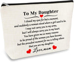 Mikela daughter gift makeup bag front view