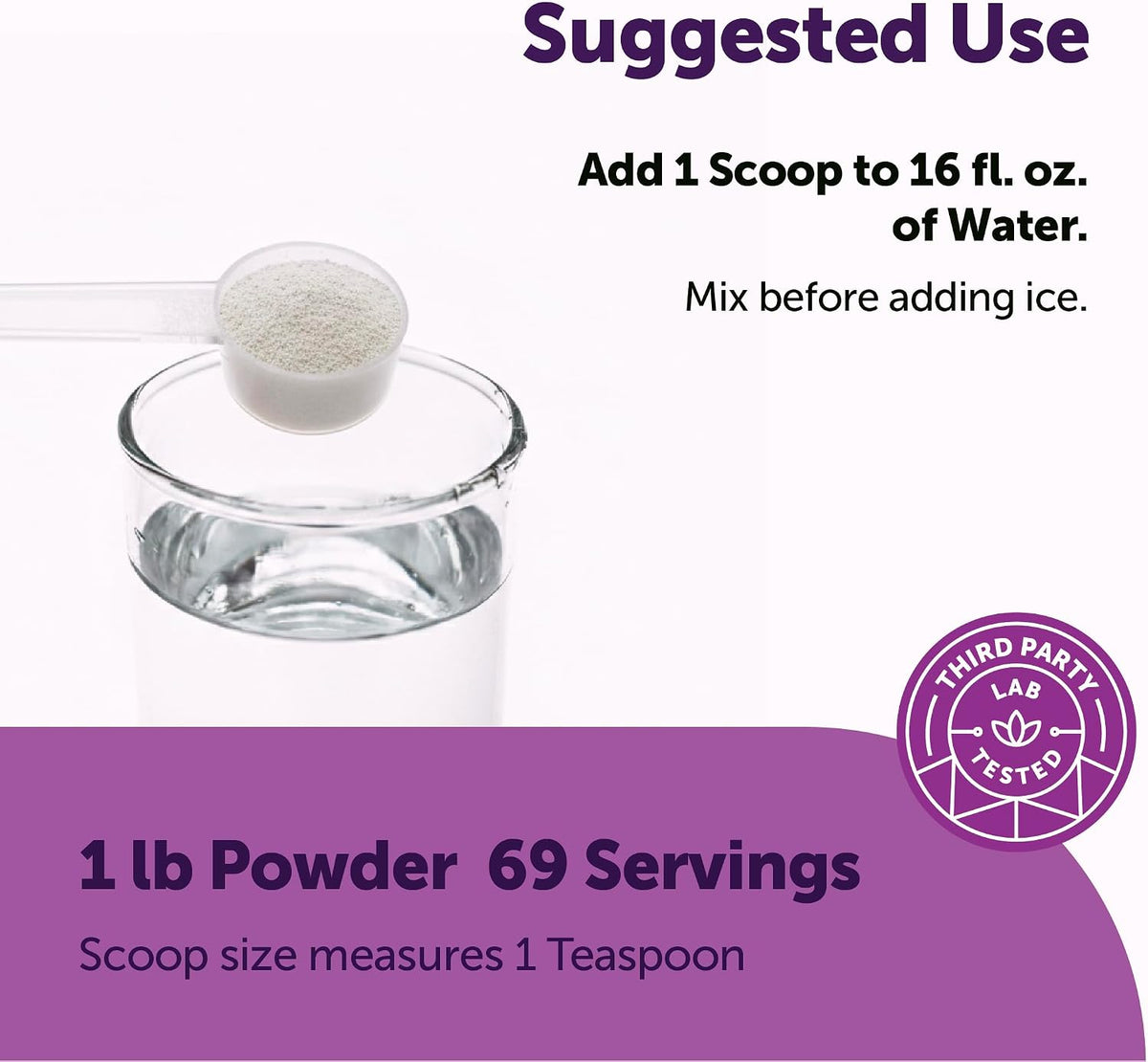 Micro Ingredients sugar-free keto electrolyte powder texture closeup