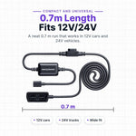 Nextbase Piqo quick connect wiring and hardware components
