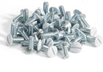 Henne Bery wall plate screws front view white hardware