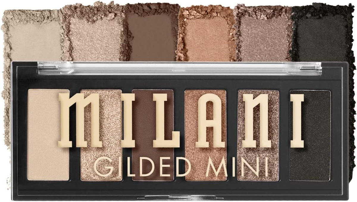 Milani Gilded Mini Eyeshadow Palette with 6 Matte & Shimmer Hues - Champagne Problems - Image 11