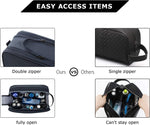 Bagsmart travel toiletry bag side profile and handle