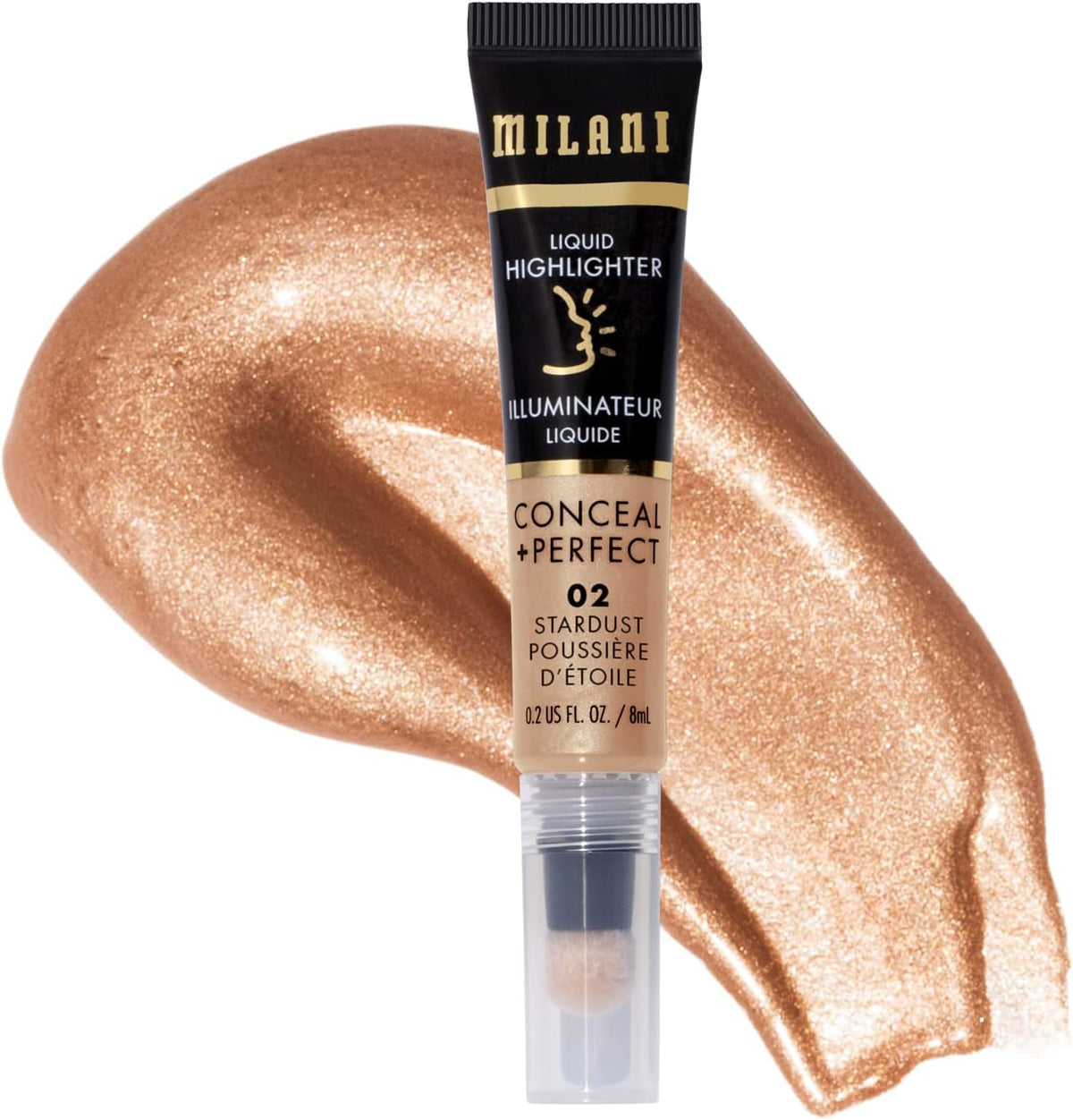 Milani Conceal Plus Perfect Liquid Highlighter Stardust front view