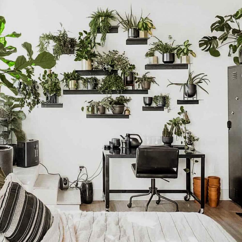 DIY Cartel forged raw steel shelf angle view metal texture