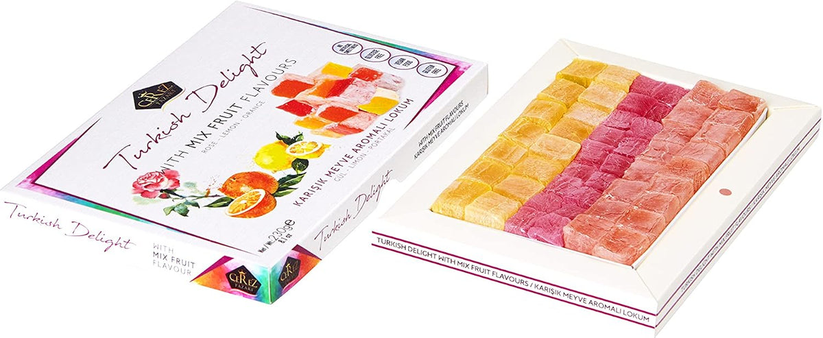 Premium Cerez Pazari packaging for gourmet Turkish snack box