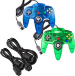miadore 2-Pack Wired Classic 64 Controller Bundle with 2 Extension Cords [1.8m/6ft ] Compatible with N64 Video Game Console (Clear Orange and Green) - Image 13