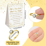 Jetec bridal shower game rules card close up display