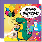 Stuff4 3rd Birthday Card Boy, Roarsome Dinosaur Party | Dinosaur Birthday Card for 3 Year Old Boy, Age 3 Boys Cards, 5.7 Inch Cute Greeting - Image 9