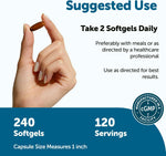 Micro Ingredients Ferrous Iron Bisglycinate softgels capsule view