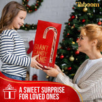 Taboom giant candy canes packaging back view with ingredient list details
