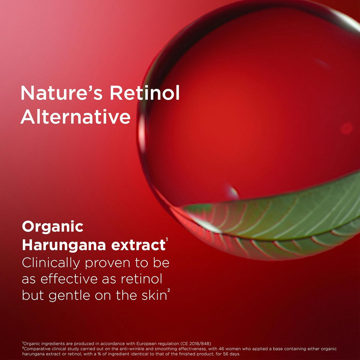 Clarins Total Eye Lift natural ingredients formulation display