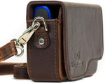 MegaGear Canon PowerShot SX620 HS, ELPH 180, ELPH 360 HS, ELPH 190 is, ELPH 170 is, SX610 HS Leather Camera Case with Strap - Gray - MG1092 - Image 11